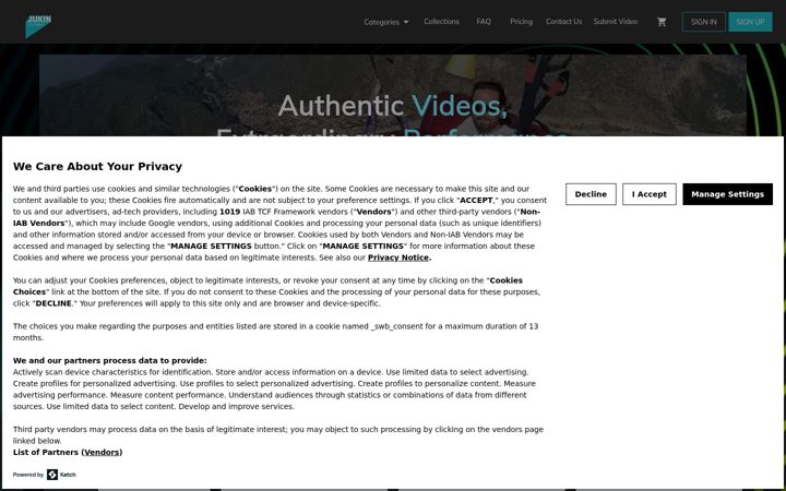 Screenshot of jukinmedia.com