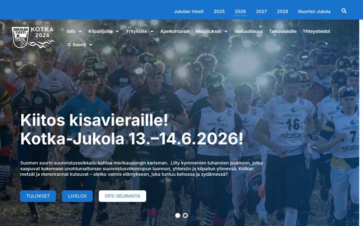 Skærmbillede af jukola.com
