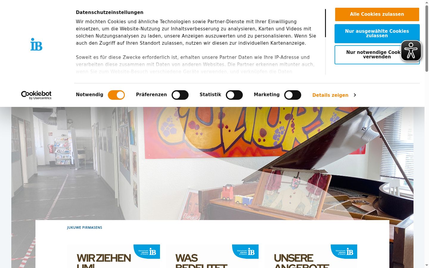 Sutikimo reklamjuostės, rodytos prieš bet kokią sąveiką, ekrano kopija