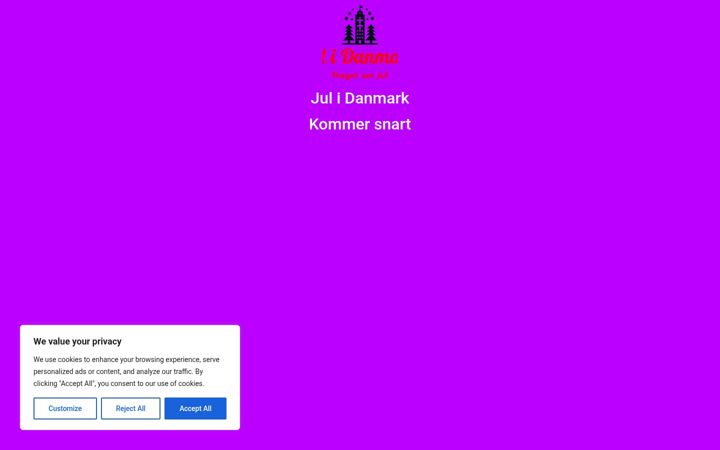 Screenshot of jul-i-danmark.com