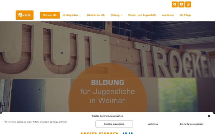 Screenshot of jul-kita.de