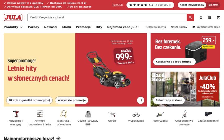 Screenshot of jula.pl