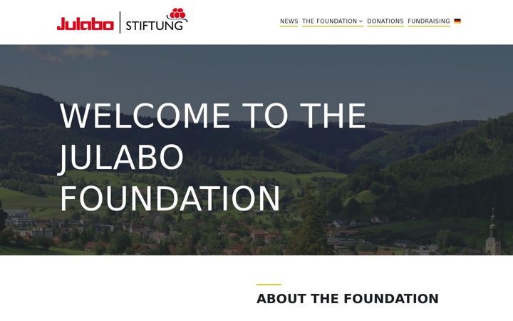 Screenshot of julabo-stiftung.org