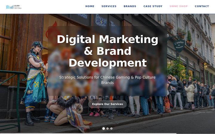 Screenshot of julangdv.com