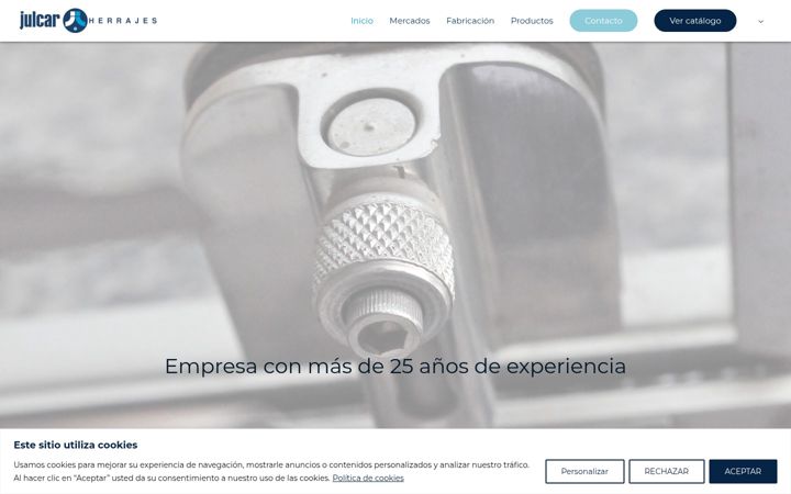 Screenshot of julcarherrajes.com