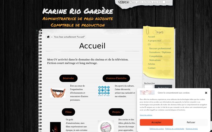 Screenshot of juldeslandes.com