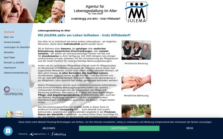 Screenshot of julema.de