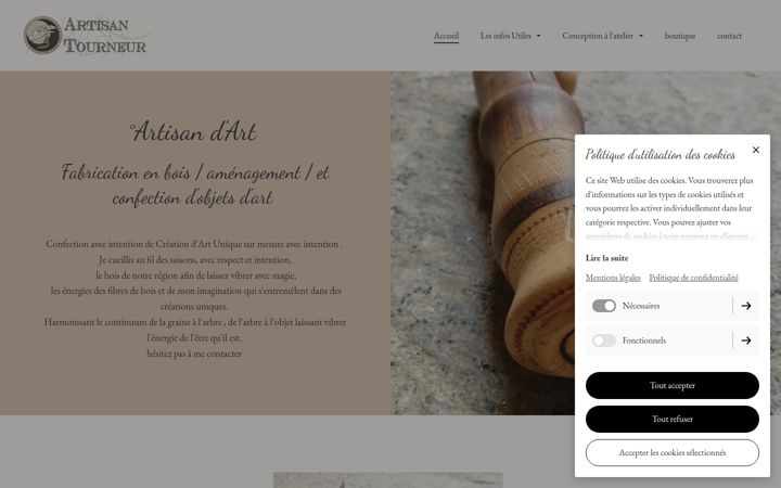 Screenshot of julesherail.fr