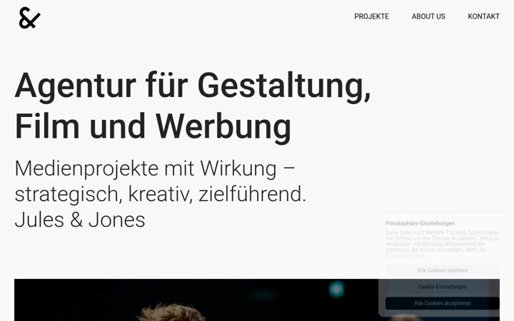 Screenshot of julesnjones.com