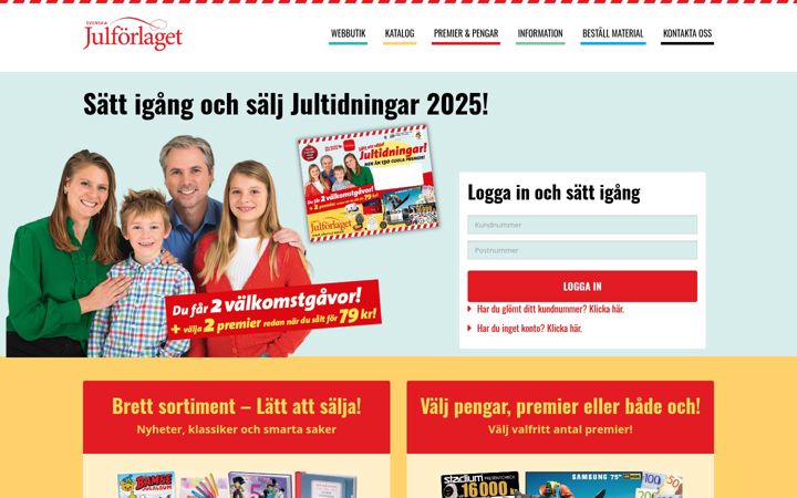 Screenshot of julforlaget.se