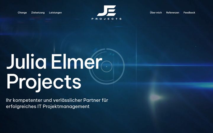 Screenshot of julia-elmer-projects.de