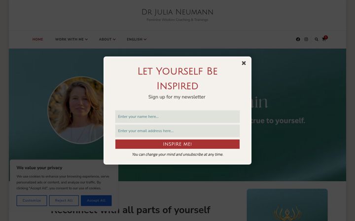 Screenshot of julia-neumann.com