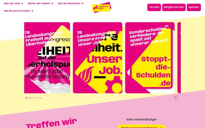 Screenshot of julia-sachsen.de