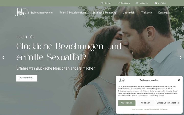Screenshot of julia-welsing.de