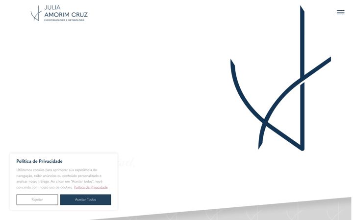 Screenshot of juliaamorimcruz.com.br