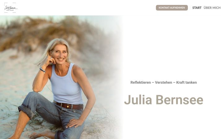 Screenshot of juliabernsee.de