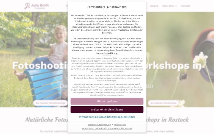 Screenshot of juliaboldt.de