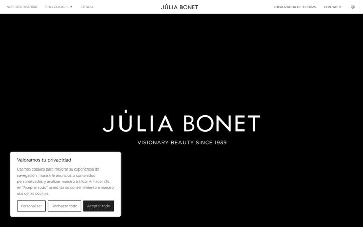 Screenshot of juliabonet.com