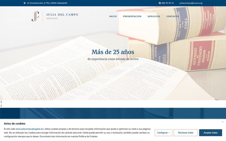 Screenshot of juliacampoabogada.es