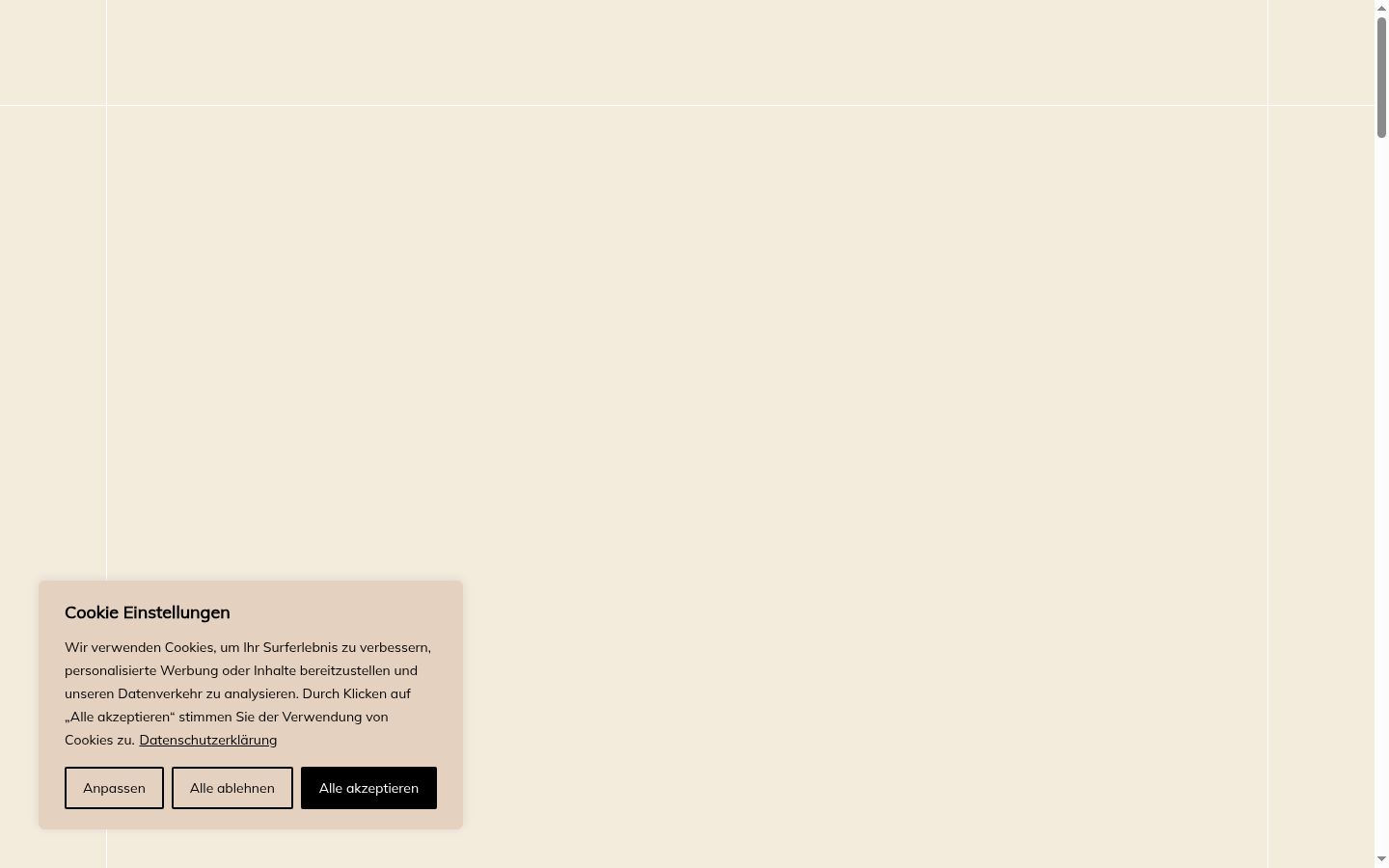 Screenshot tal-banner tal-kunsens muri qabel kwalunkwe interazzjoni