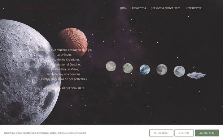 Screenshot of juliadelolmo.com