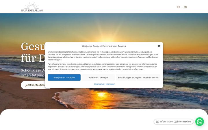 Screenshot of juliafadlallah.com