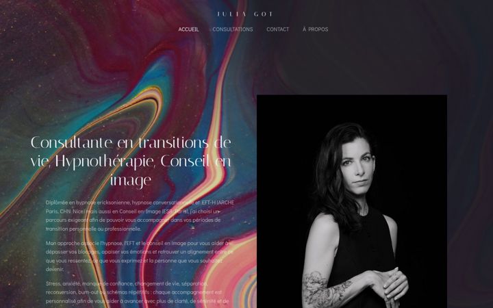 Screenshot of juliagagency.com