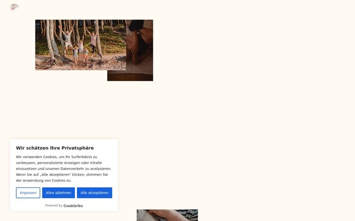 Screenshot of juliamartensfotografie.de