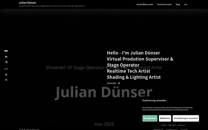 Screenshot of julian-duenser.at
