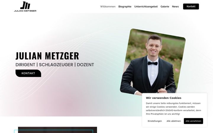 Screenshot of julian-metzger.de