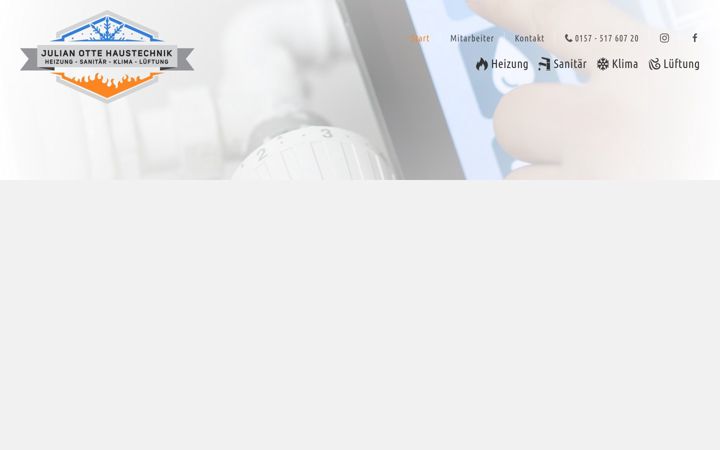 Screenshot of julian-otte-haustechnik.de