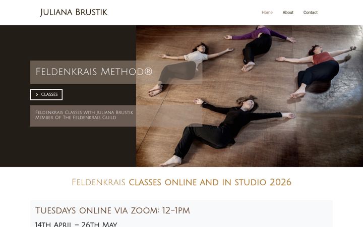 Screenshot of julianabrustik-feldenkrais.com