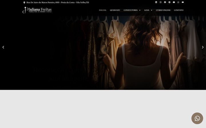 Screenshot of julianafreitass.com