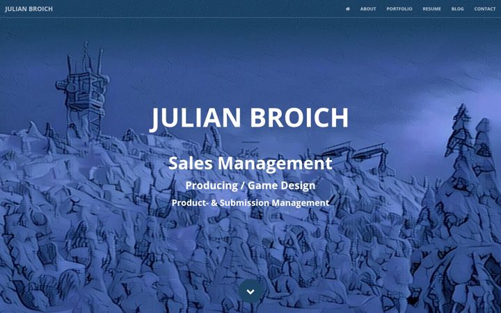 Screenshot of julianbroich.com