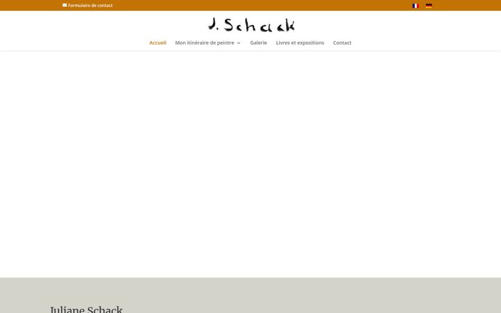 Screenshot of juliane-schack-peintre.com