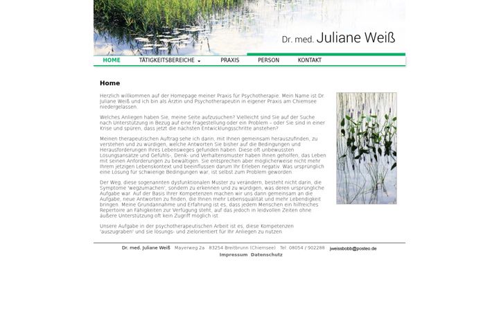 Screenshot of juliane-weiss.de