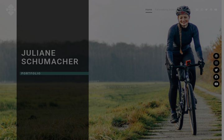 Screenshot of julianeschumacher.de