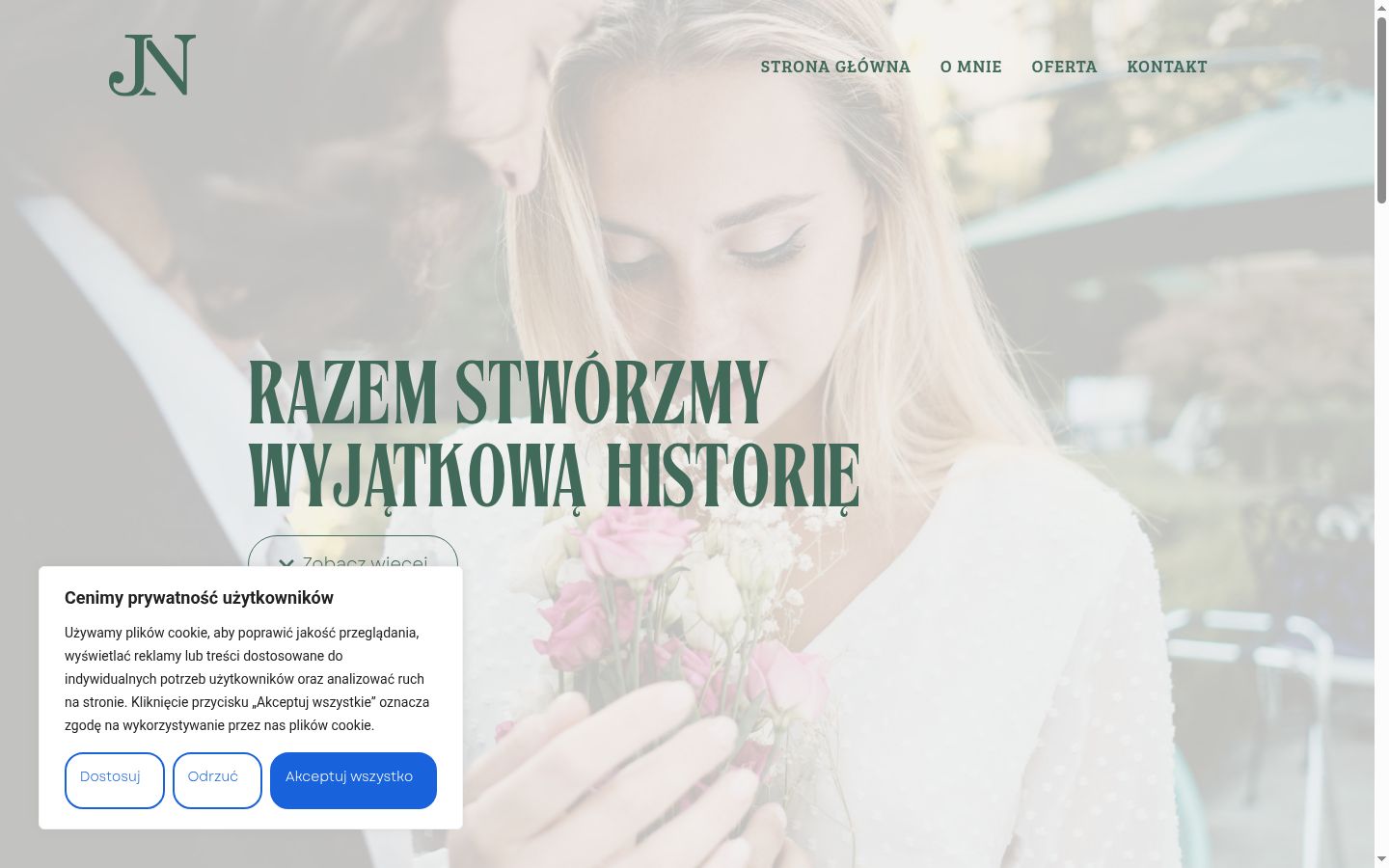 Capture d'écran de la bannière de consentement affichée avant toute interaction