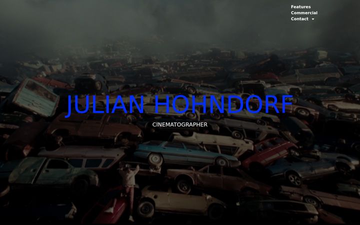 Screenshot of julianhohndorf.de