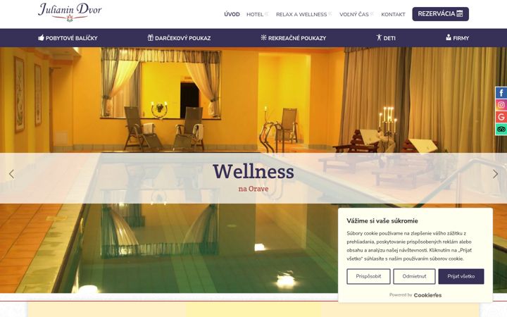 Screenshot of julianindvor.sk