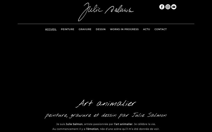 Screenshot of juliannasalmon.com