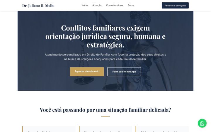 Screenshot of julianohmello.com.br
