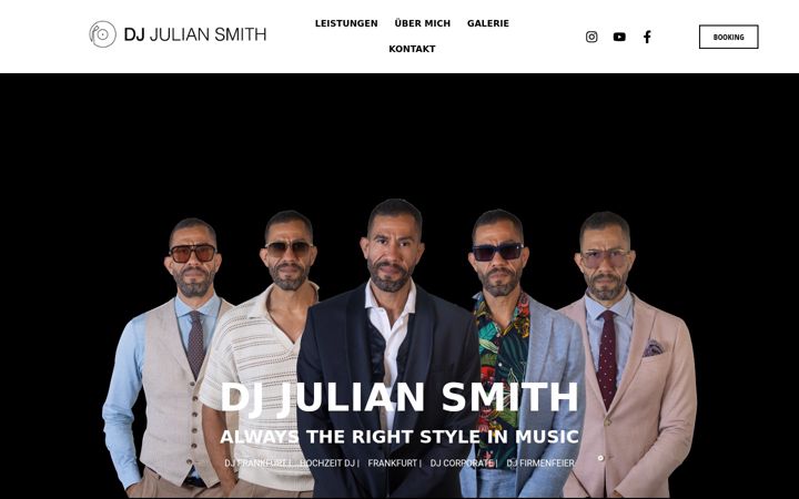 Screenshot of juliansmith.de