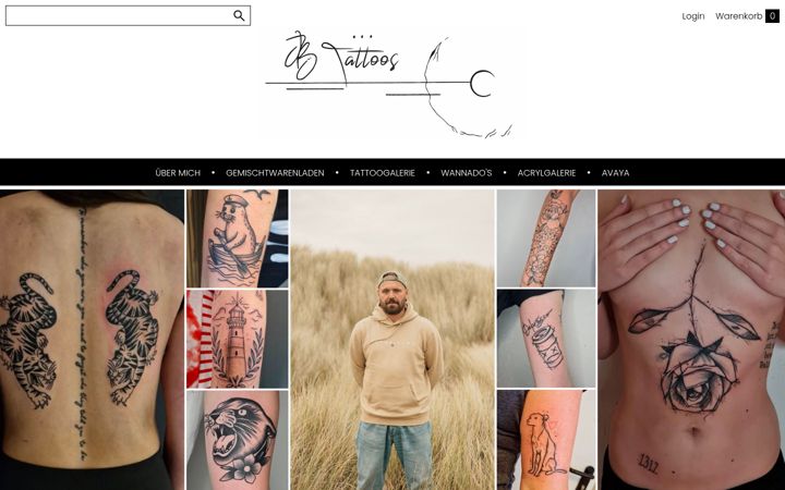 Screenshot of juliantattoo.de