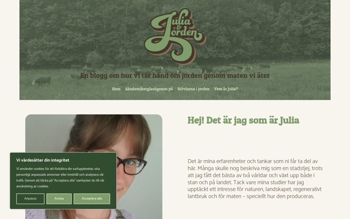 Screenshot of juliaochjorden.se