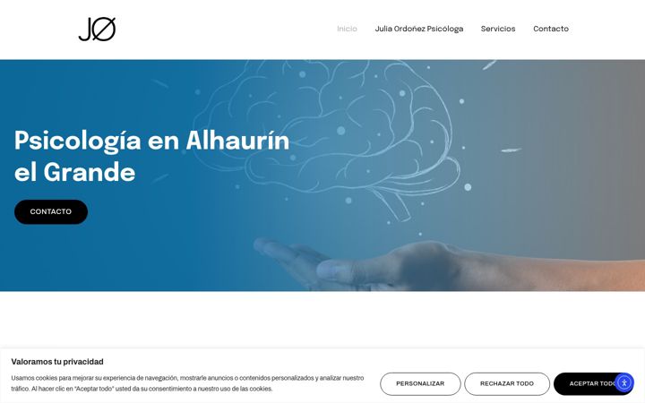 Screenshot of juliaordonezpsicologa.es