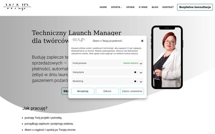 Screenshot of juliapiskalska.pl