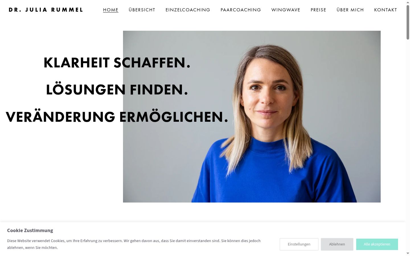 Screenshot van de toestemmingsbanner zoals getoond vóór enige interactie