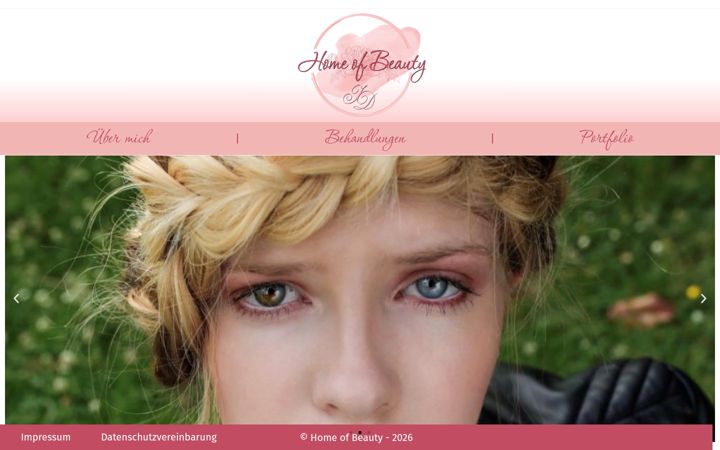 Screenshot of julias-home-of-beauty.de