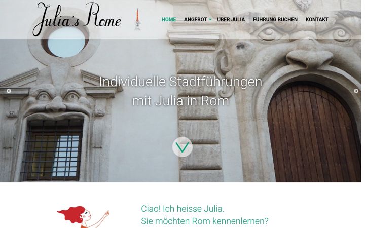 Screenshot of juliasrome.com